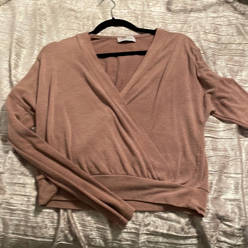 Set deep v long sleeve with matching float pants size M Gilli